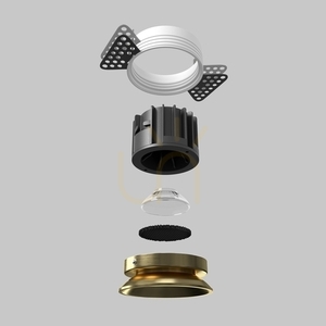 RUNDE Einbauleuchte DL058-12W3K-TRS-BS Maytoni small 5