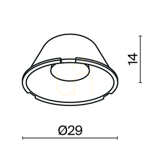 Linse Maytoni Wise LensD29-50, 50°, Ø29 mm small 5