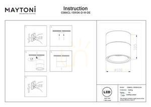 Plafond YIN C084CL-15W3K-D-W-DE Maytoni 7 Plafond YIN C084CL-15W3K-D-W-DE Maytoni small 7