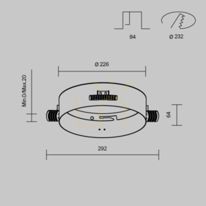 Zubehör für DLA032-TRS24-W Maytoni Maytoni-Einbauleuchte small 7