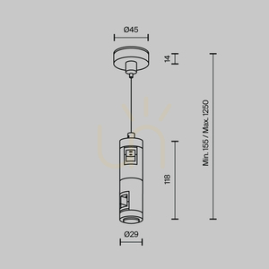 FLARITY TRA157SW-D1-BS Sammelschienen-Zubehör Maytoni small 4