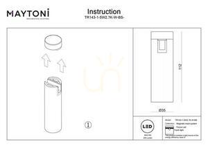 FOCUS LED-Busleuchte TR143-1-5W2.7K-W-BS-DE Maytoni small 7