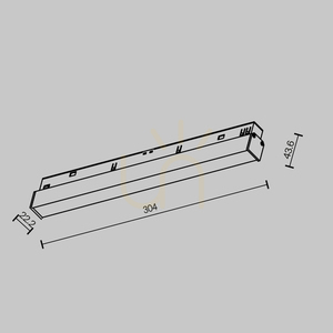 BASIS Schienenleuchte TR030-2-12W2.7K-B Maytoni small 6