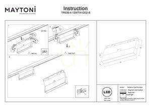 BASIS ROT Stromschienenstrahler TR036-4-12WTW-DD2-B Maytoni small 7