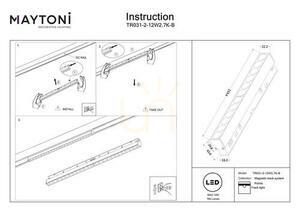 POINTS Schienenleuchte TR031-2-12W2.7K-B Maytoni small 6