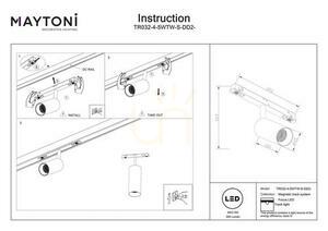 FOCUS LED-Stromschienenstrahler TR032-4-5WTW-S-DD2-W Maytoni small 7