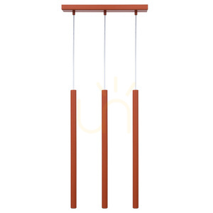Pendelleuchte Sigma SOPEL 3-fach ziegelrot G9 höhenverstellbar SKU 41451 small 0