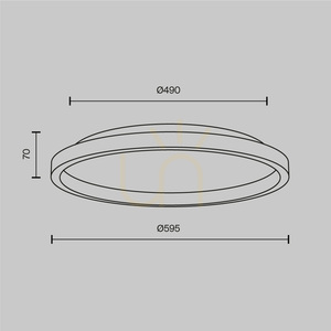 Plafond ORIGN MOD311CL-L40B3K Maytoni small 9