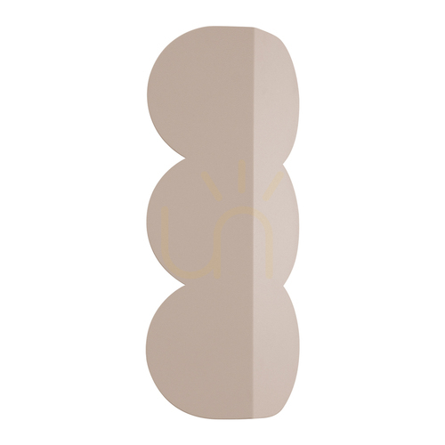 Prüfen BISCUIT Wandleuchte taupe