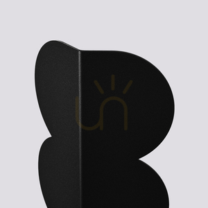 BISCUIT Wandleuchte schwarz small 4