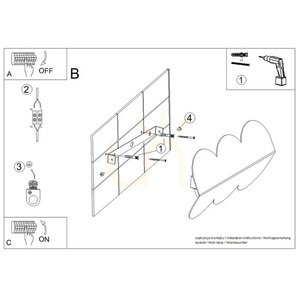 BISCUIT Wandleuchte schwarz small 9
