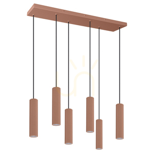 Pendelleuchte Thoro IVAR 6L Mocca LED 3000 K small 0
