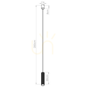 IVAR 1 burgunderrote LED 3000K Pendelleuchte small 1