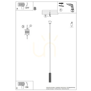 IVAR 1 burgunderrote LED 3000K Pendelleuchte small 2
