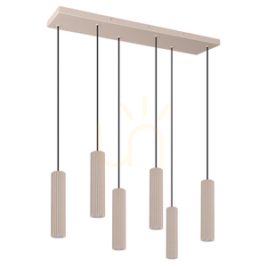IVAR 6L taupe LED 4000K Pendelleuchte small 0