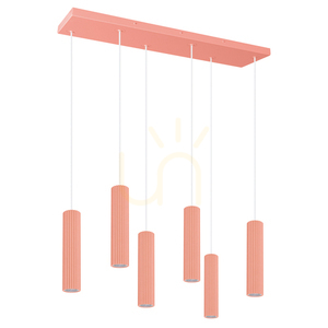IVAR 6L Pfirsich LED 4000K Pendelleuchte small 0