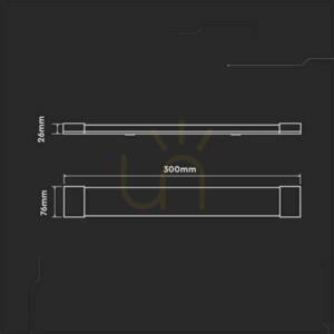 V-TAC 10W LED-Linienanbauleuchte 30cm 120Lm/W VT-8310 4000K 1200lm 3 Jahre Garantie small 4