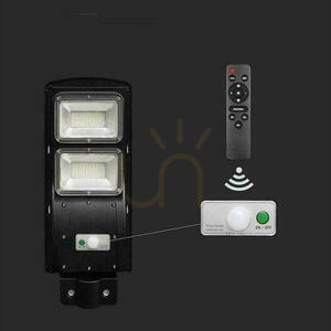 Straßenleuchte LED Solar V-TAC 8W Schwarz VT-ST120W 6000K 1000lm. small 3
