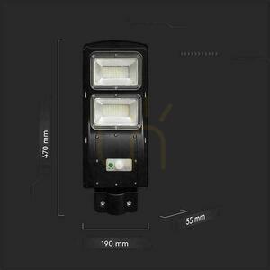 Straßenleuchte LED Solar V-TAC 8W Schwarz VT-ST120W 6000K 1000lm. small 6