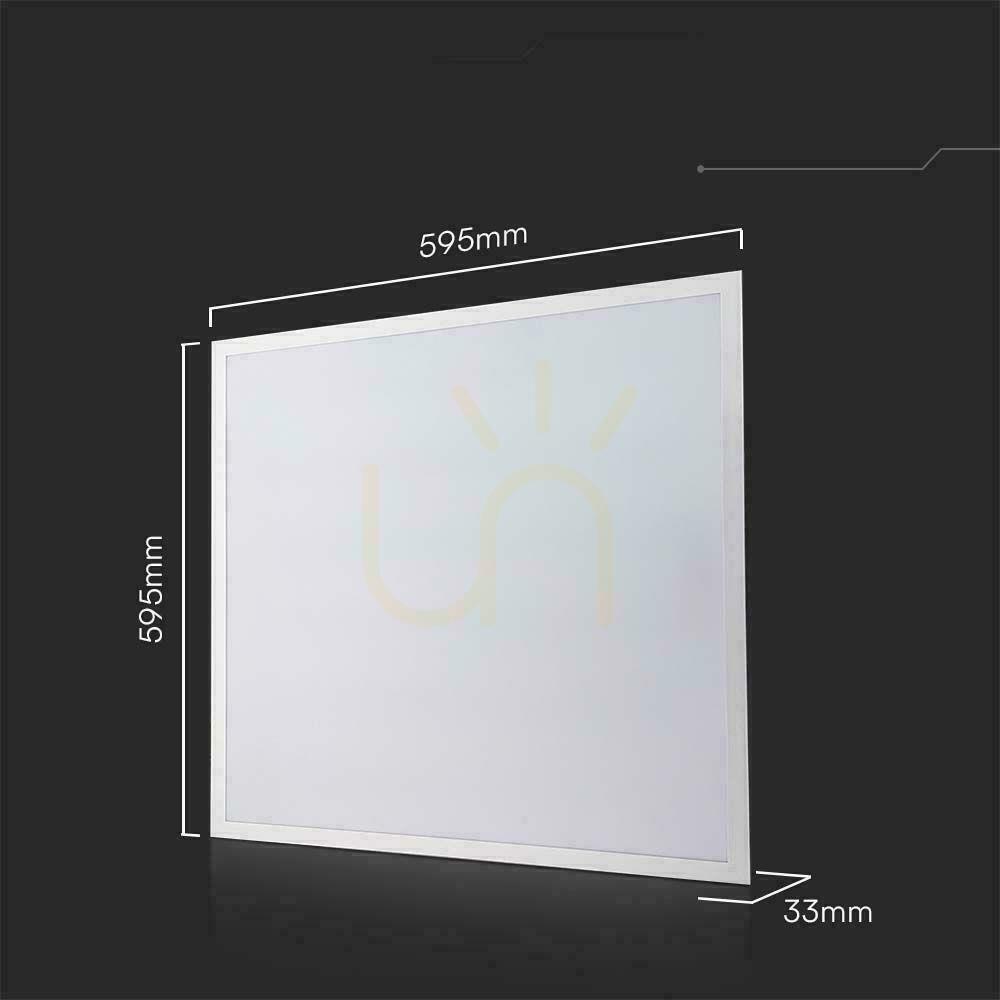 Aussicht LED Panel V-TAC 40W 600x600 LED Hintergrundbeleuchtung 33mm 120Lm/W Stromversorgung PHILIPS VT-61040 4000K 4800lm 5 Jahre Garantie LED Panel V-TAC 40W 600x600 LED Hintergrundbeleuchtung 33mm 120Lm/W Stromversorgung PHILIPS VT-61040 4000K 4800lm 5 Jahre Garantie