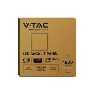 LED Panel V-TAC 40W 600x600 LED Hintergrundbeleuchtung 33mm 120Lm/W Stromversorgung PHILIPS VT-61040 6500K 4800lm 5 Jahre Garantie small 5