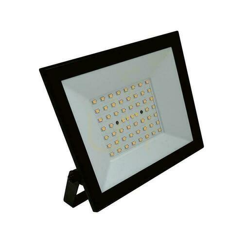 Prüfen V-TAC 50W LED SMD Projektor 6500K Schwarz VT-44054 6500K 4000lm.