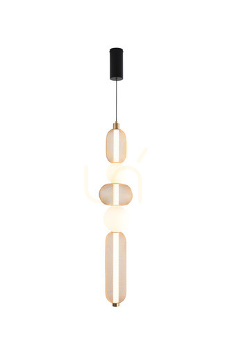 Prüfen Pendelleuchte Zuma Line SAAR MD2596-5A-3BGT schwarz 1xLED