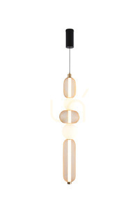 Pendelleuchte Zuma Line SAAR MD2596-5A-3BGT schwarz 1xLED small 0