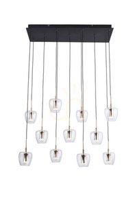 Pendelleuchte Zuma Line NELSON MD2291-11B-3BGT schwarz 11xLED 0 Pendelleuchte Zuma Line NELSON MD2291-11B-3BGT schwarz 11xLED small 0