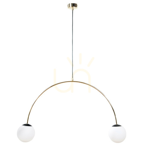 Prüfen Pendelleuchte Zuma Line BOW 1221 gold 2xE14