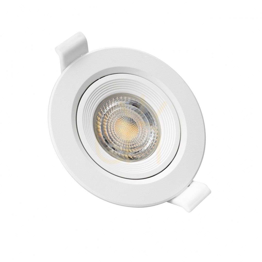 Fiale Core Flat Gu10 Ip20 Fi90 X26 Mm White Round Moving Eyelet