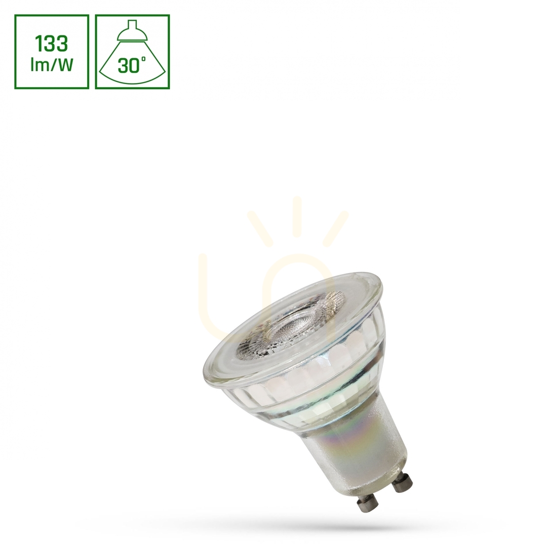 Prüfen Led Gu10 230 V 7.5 W Smd 30st Ww mit Glaslinse Spektrum Premium Led Gu10 230 V 7.5 W Smd 30st Ww mit Glaslinse Spektrum Premium