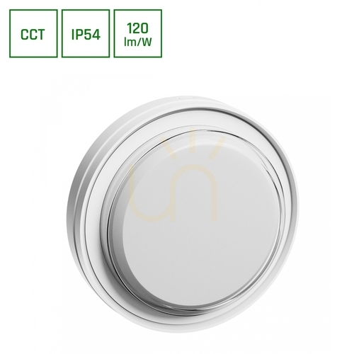 Prüfen Pastilo 10 W 3 Cct 230 V 120st Ip54 Ik10 180x47mm Weiß Rund