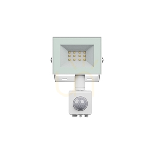 Noctis Lux 4 Flutlichtstrahler 10 W Cw 230 V Ip44 94x150x53mm Weiß Pir Bewegungsmelder small 5