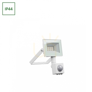 Noctis Lux 4 Flutlichtstrahler 10 W Cw 230 V Ip44 94x150x53mm Weiß Pir Bewegungsmelder small 0