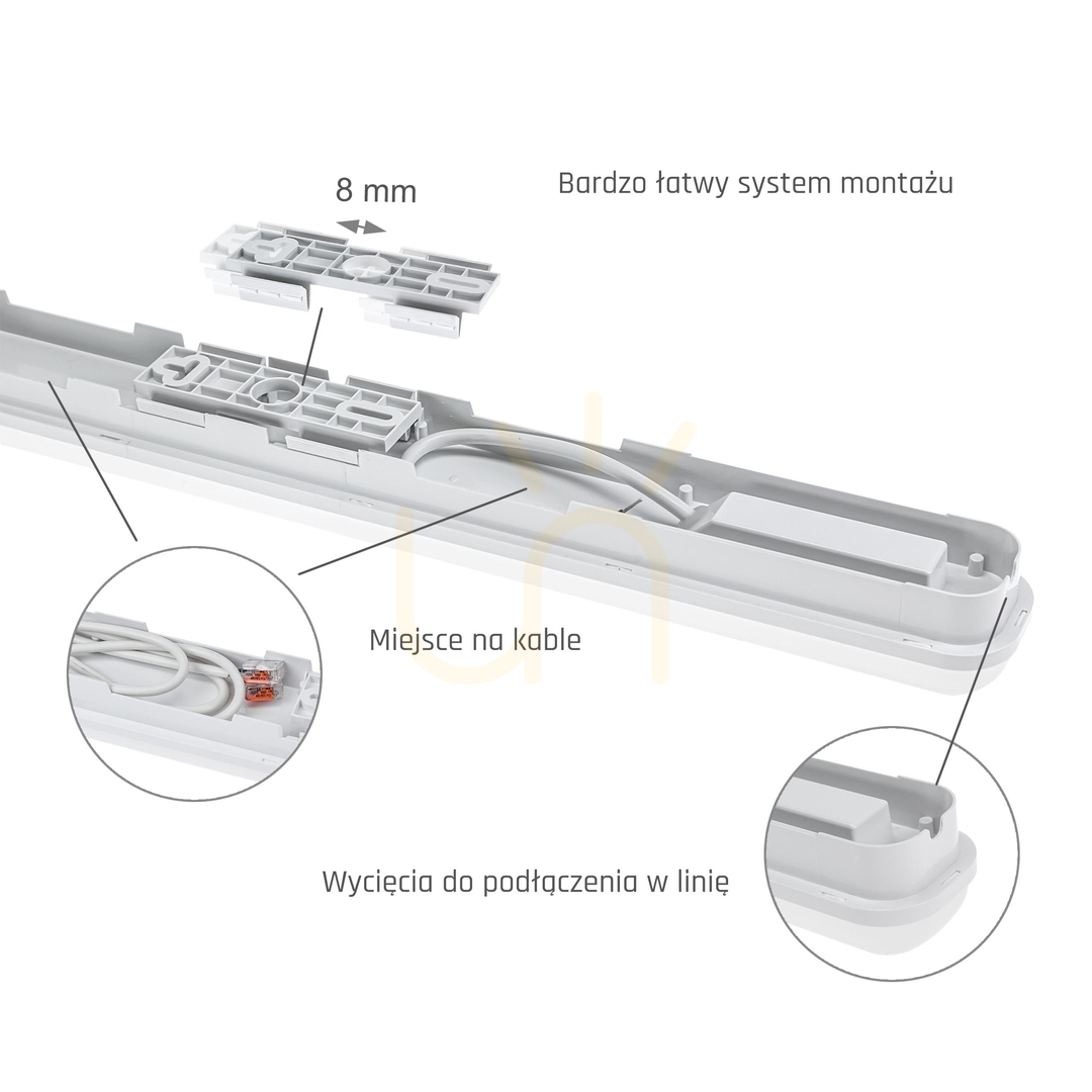 Vorschau Limea Go Hermetic 600mm 25 W Cw 230 V 120st Ip65 Ik07 600x60x52mm Weiß Limea Go Hermetic 600mm 25 W Cw 230 V 120st Ip65 Ik07 600x60x52mm Weiß
