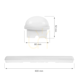 Limea Go Hermetic 600mm 25 W Cw 230 V 120st Ip65 Ik07 600x60x52mm Weiß 3 Limea Go Hermetic 600mm 25 W Cw 230 V 120st Ip65 Ik07 600x60x52mm Weiß small 3