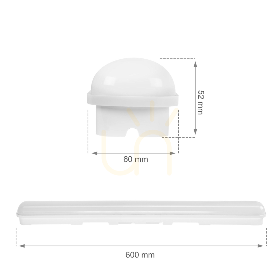 Anzeige Limea Go Hermetic 600mm 25 W Cw 230 V 120st Ip65 Ik07 600x60x52mm Weiß Limea Go Hermetic 600mm 25 W Cw 230 V 120st Ip65 Ik07 600x60x52mm Weiß