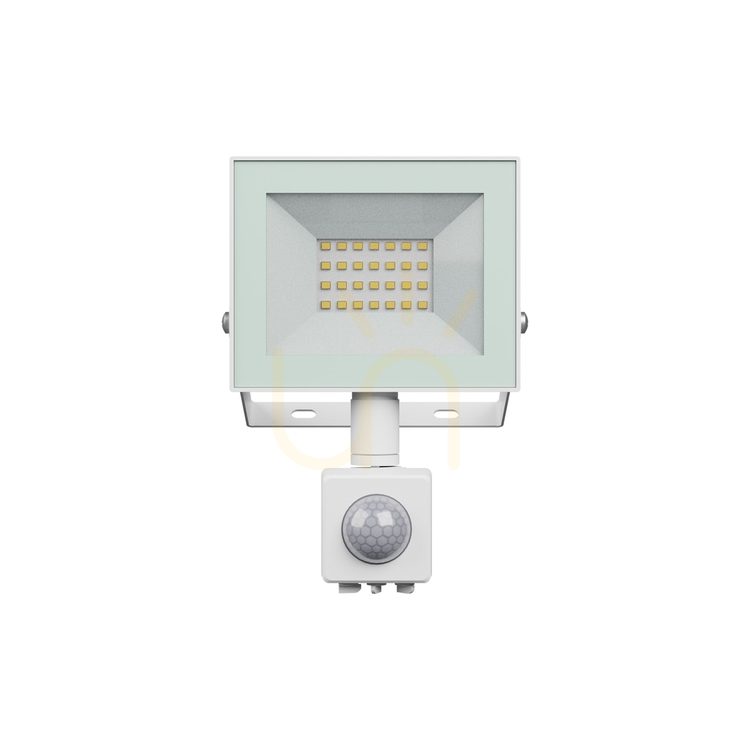 Aussicht Noctis Lux 4 Flutlicht 20 Ww 230 V Ip44 116x174x53mm Weiß Pir Bewegungsmelder Noctis Lux 4 Flutlicht 20 Ww 230 V Ip44 116x174x53mm Weiß Pir Bewegungsmelder