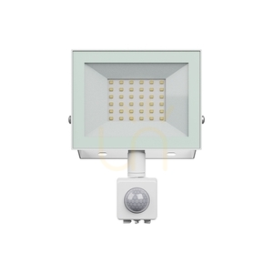 Noctis Lux 4 Flutlicht 30 W Cw 230 V Ip44 141x185x53mm Weiß Pir Bewegungsmelder small 1
