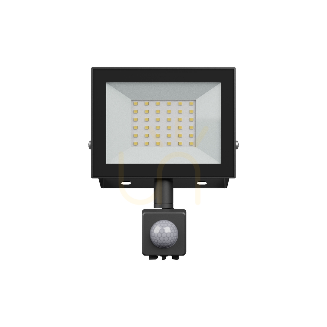 Aussicht Noctis Lux 4 Flutlicht 30 W Cw 230 V Ip44 141x185x53mm Schwarz Pir Bewegungsmelder Noctis Lux 4 Flutlicht 30 W Cw 230 V Ip44 141x185x53mm Schwarz Pir Bewegungsmelder