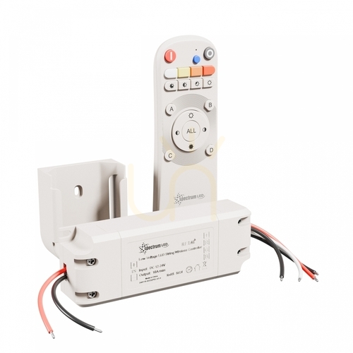 Prüfen Led Belt Controller Kit 12 V/24 V 120 W/240 W 10 A Rgb Dimm Piot 1 S +Handgriff Weiß Konekto Mesh