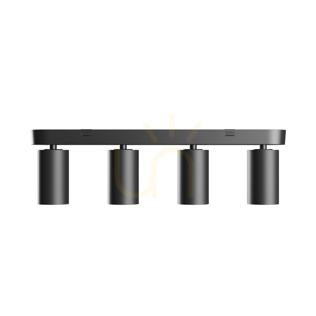 Aussicht Madara Altro Basis 4x Gu10 230 V Ip20 480 X70 X135 Mm Schwarz Madara Altro Basis 4x Gu10 230 V Ip20 480 X70 X135 Mm Schwarz