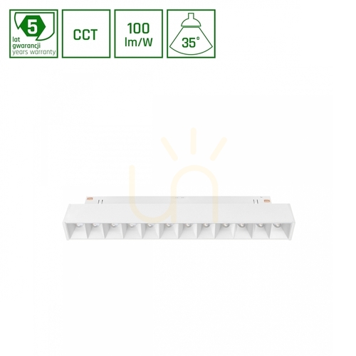 Prüfen System Shift Cct Grid S Lineare Leuchte 220 X23 X42 12 W 35 St Weiß Cct Switch 5 Jahre Garantie.