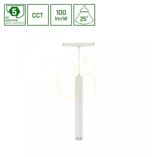 Prüfen System Shift Cct Hangit Überhangleuchte 40 X297 (900 Mm Kabel) 12 W 25 St Weiß Cct Schalter 5 Jahre Garantie.