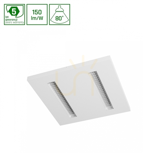 Prüfen Algine Doppio Panel 40 W Nw 230 V 80 St Ip20 600 X600 X35 Weiß 5 Jahre