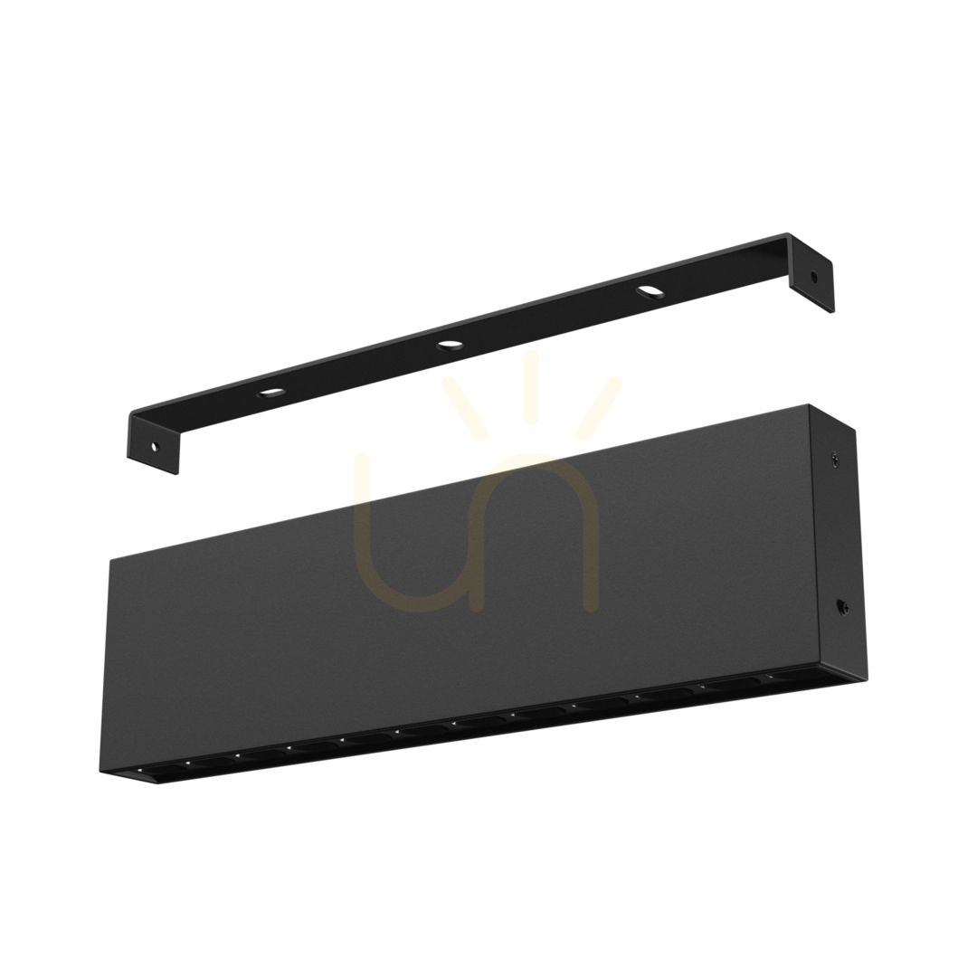 Aussicht Grid S Anbauleuchte 12 W Cct 230 V 40st Ip20 222x26x60mm Schwarz 5 Jahre Gw. Spektrum Grid S Anbauleuchte 12 W Cct 230 V 40st Ip20 222x26x60mm Schwarz 5 Jahre Gw. Spektrum