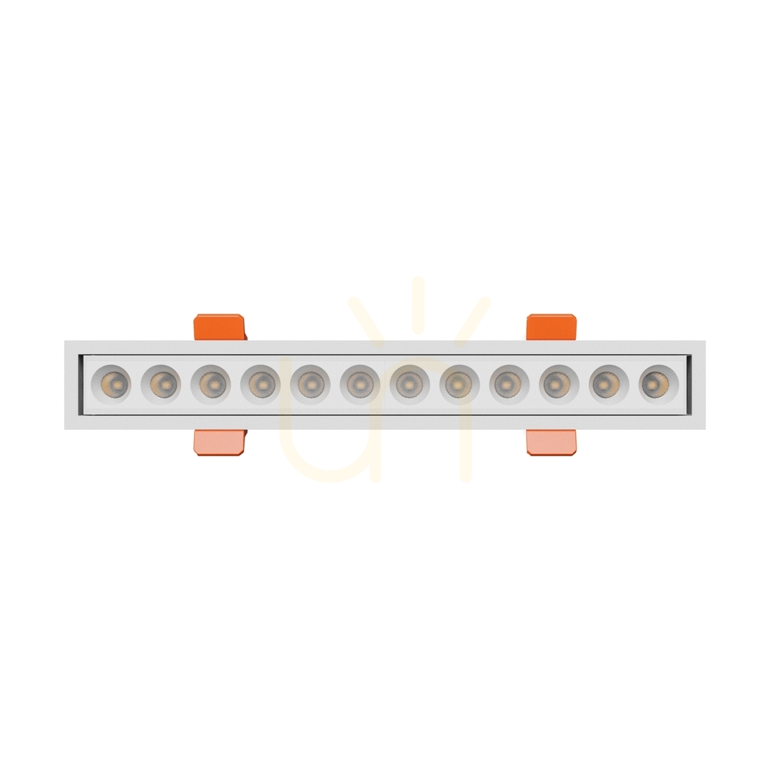 Vorschau Grid S Flush Mount 12 W Cct 230 V 40st Ip20 230x34x61mm Weiß 5 Jahre Gw. Spektrum Grid S Flush Mount 12 W Cct 230 V 40st Ip20 230x34x61mm Weiß 5 Jahre Gw. Spektrum