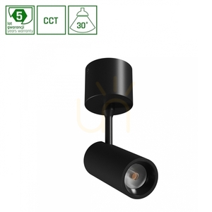 Spot M Anbauleuchte 10 W Cct 230 V 30st Ip20 Ø 44 X145x205mm Schwarz 5 Jahre Garantie. Spektrum small 0
