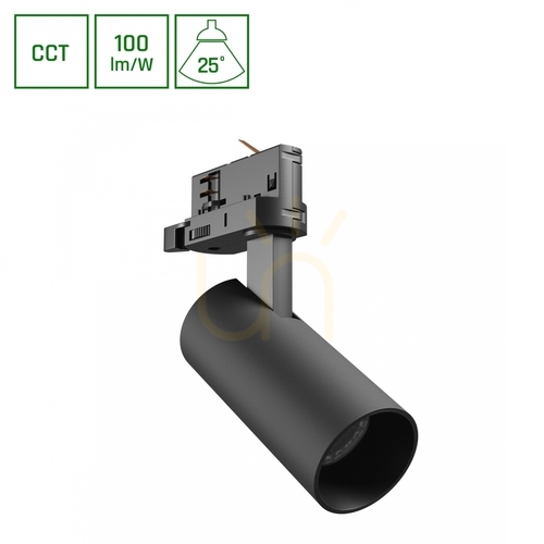 Prüfen Andromeda Prime für Stromschiene 3 F 3 Cct 8 W 230 V 25st ip20 ¶r. 54x109x160mm Schwarz Spectrum